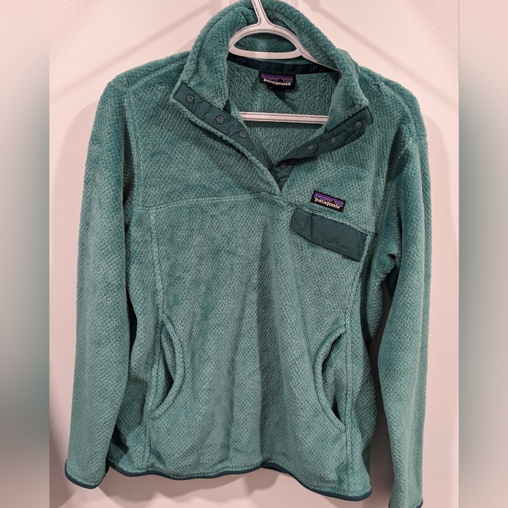 Patagonia Green Fleece Pullover Sweater